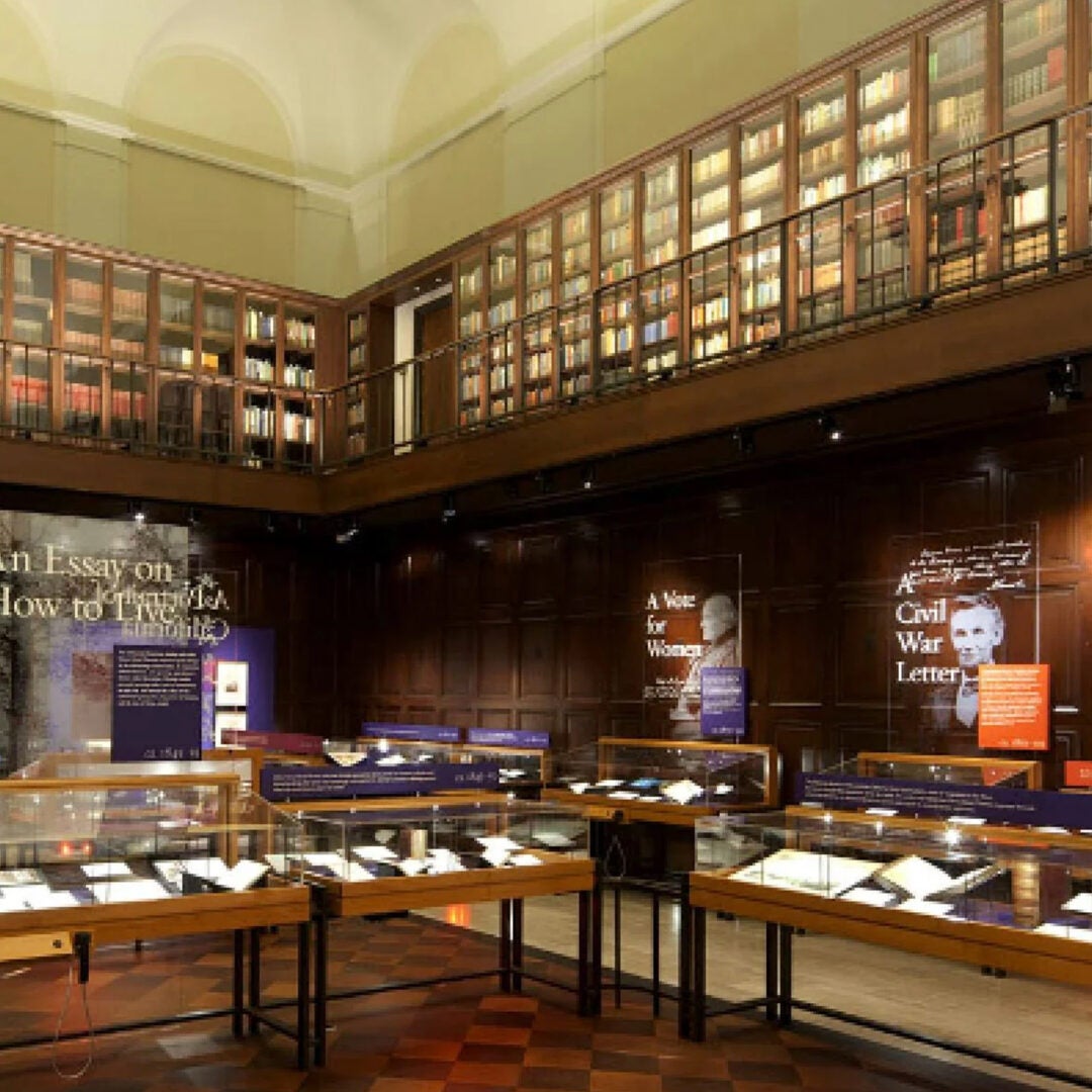 interior shot of huntington library collections