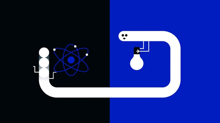 Illustration of quantum computing