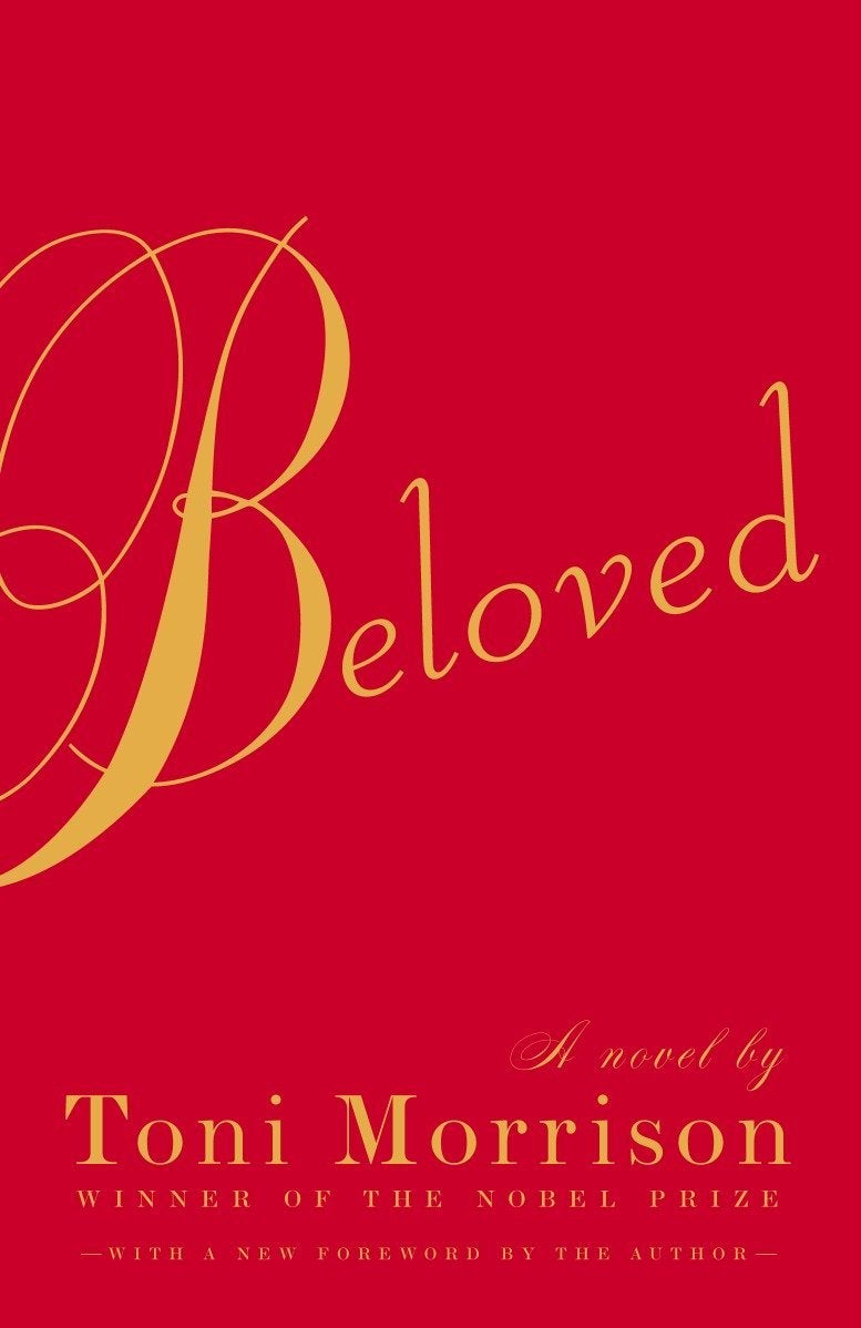 Image of the cover of Beloved (Alfred A. Knopf, 1987) by Toni Morrison