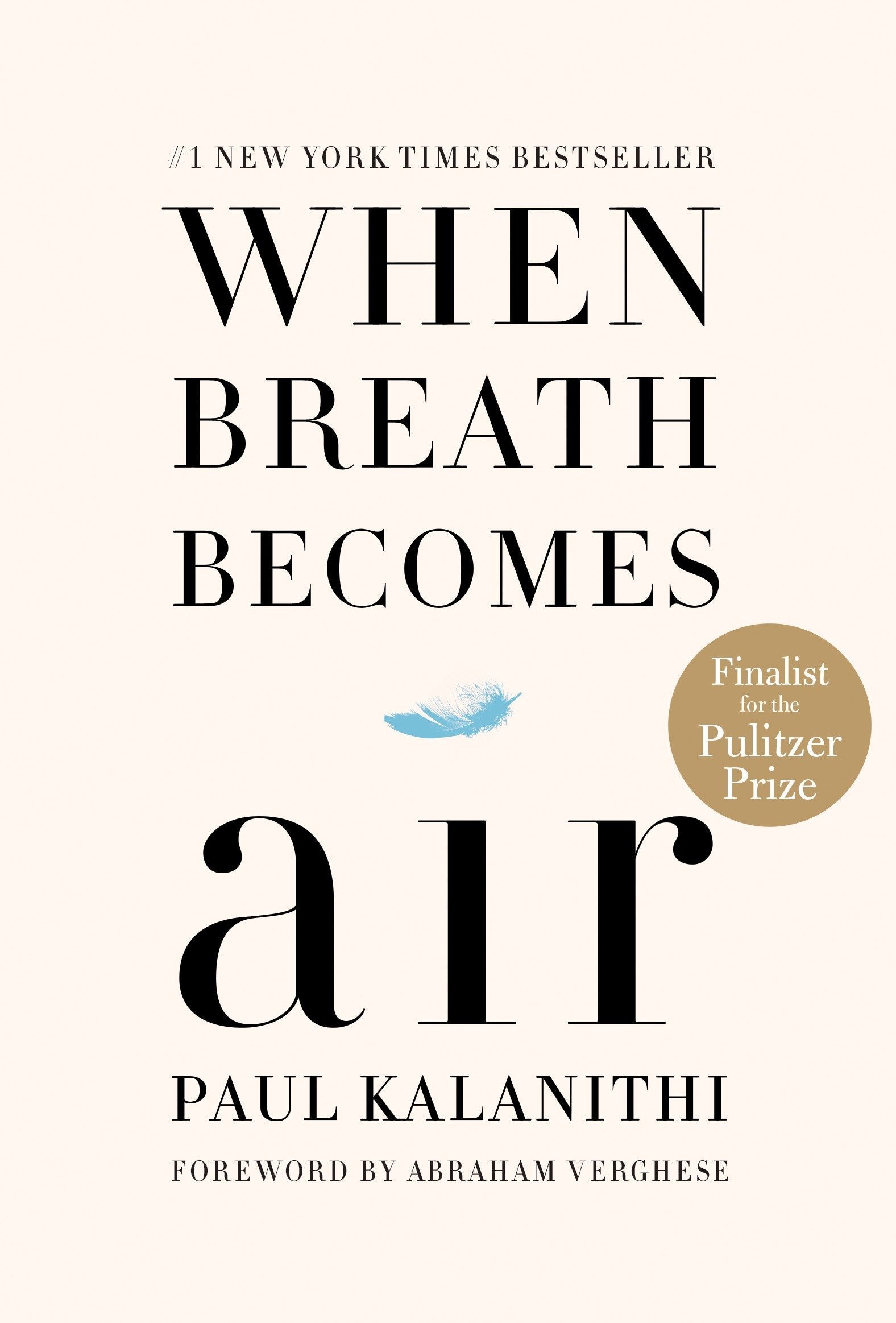 Image of cover of When Breathe Becomes Air (Random House, 2016) by Paul Kalanithi
