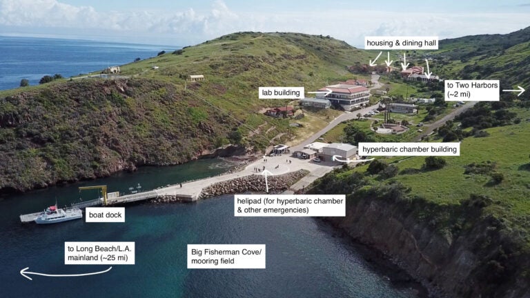 a map of the WMSC campus with major buildings labeled
